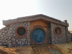 南宁市园博园精灵小屋浮雕彩绘